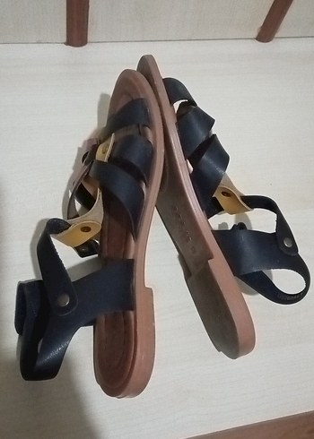 Çok Renkli kız çocuk Dolgu Topuklu Sandalet - Görsel 2