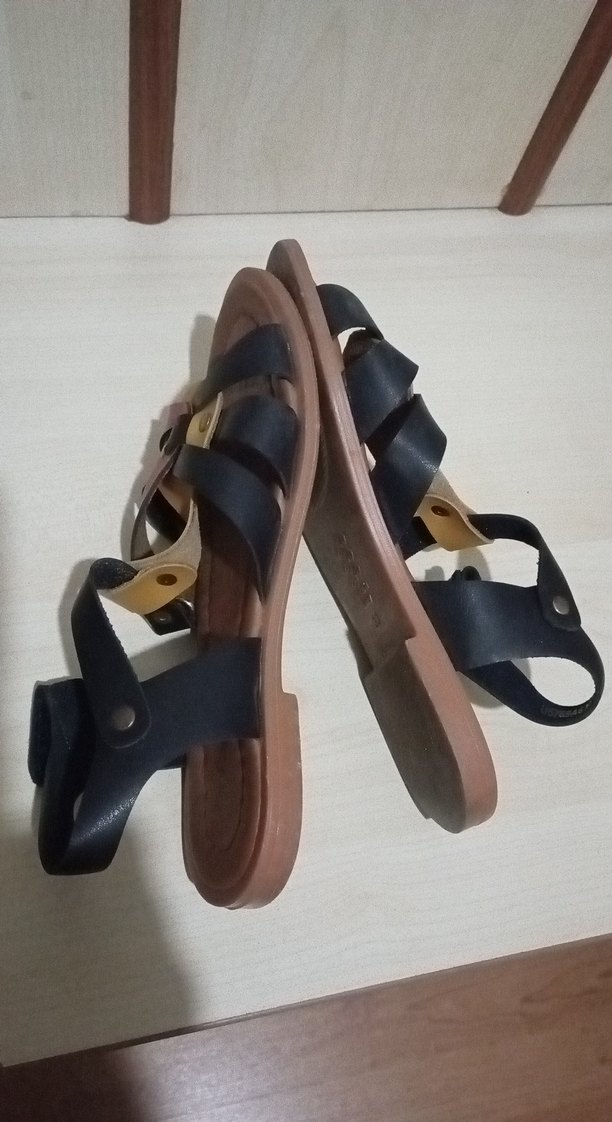 Çok Renkli kız çocuk Dolgu Topuklu Sandalet - Görsel 2