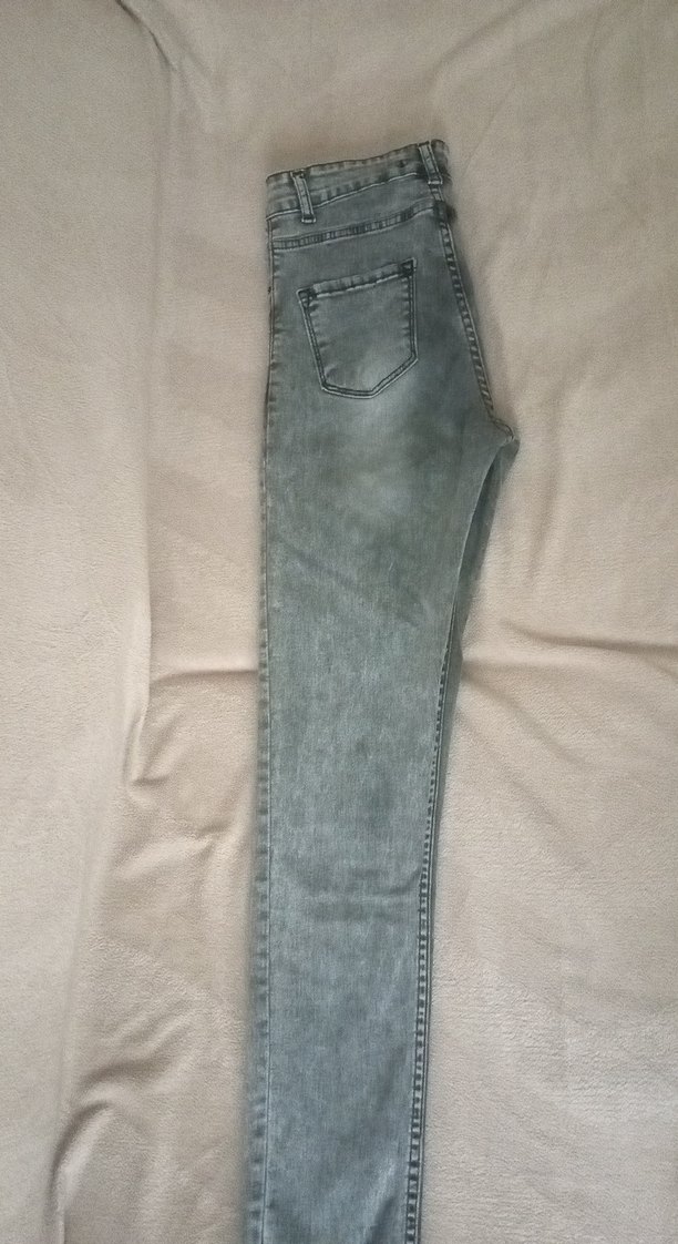 Gri Kadın Denim Pantolon - Görsel 3