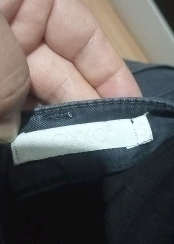 Gri Düğmeli çocuk Kot Pantolon - Görsel 4