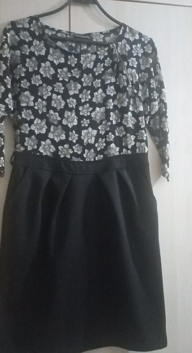 Detaylı Siyah Midi Kadın Elbise - Görsel 2