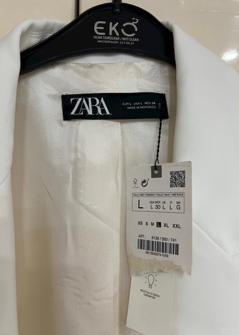 l Beden Zara marka ceket