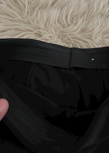 xs Beden siyah Renk Zara marka Rahat Kesim Pantolon likralı