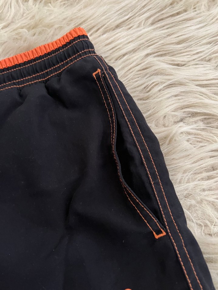 Kom marka Siyah Mini Erkek Deniz Şortu - Görsel 3