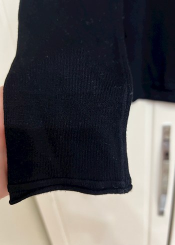 l Beden Stradivarius marka Kadın Siyah Boğazlı İnce Triko