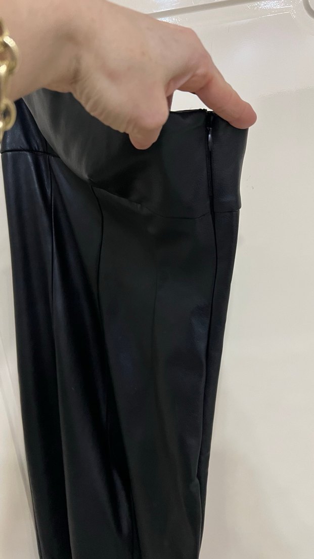 Zara marka deri kumaş tulum - Görsel 5