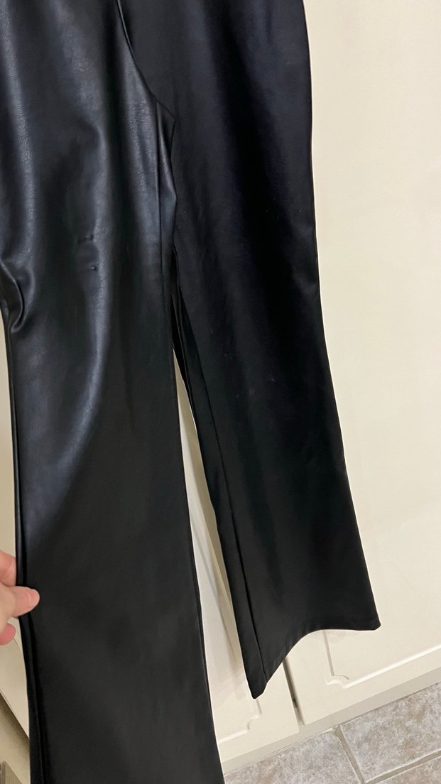 Zara marka deri kumaş tulum - Görsel 3