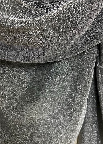 Mango marka Gri Uzun Kollu Drapeli Kadın Bluz - Görsel 7