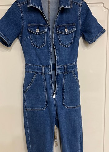 Stradivarius markaKadın  Denim Tulum - Görsel 5