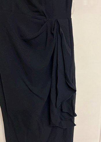 Zeynep tosun tasarımı Straplez Uzun Drapeli Kadın Abiye Elbise - Görsel 3