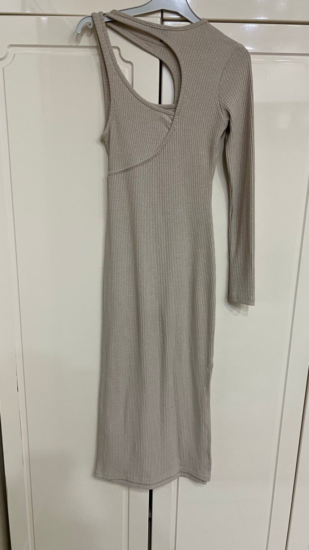 Bershka marka triko elbise - Görsel 5