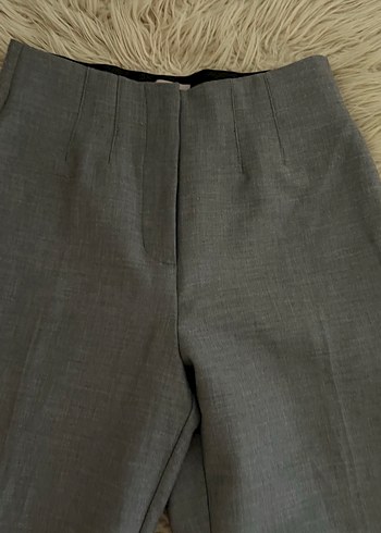 H&M marka Kadın Gri Kumaş Ofis Pantolonu - Görsel 3
