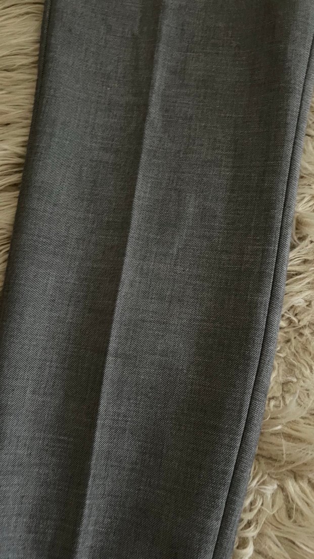 H&M marka Kadın Gri Kumaş Ofis Pantolonu - Görsel 2