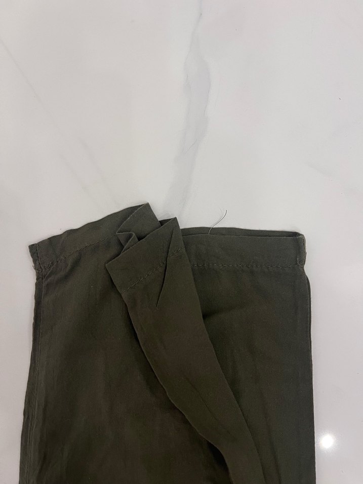 Haki Bağcıklı Rahat Pantolon — görsel 5/7