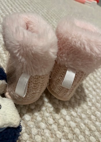 Kız Çocuk Örgü Sıcak Ev Terlikleri - Görsel 6