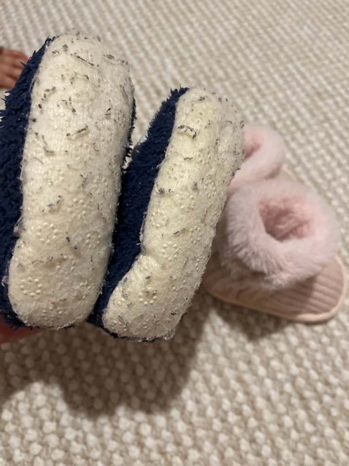 Kız Çocuk Örgü Sıcak Ev Terlikleri - Görsel 4