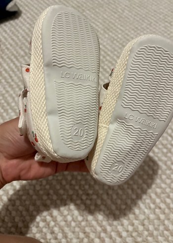 Kız Bebek Beyaz Nakışlı İlk Adım Ayakkabısı - Görsel 3