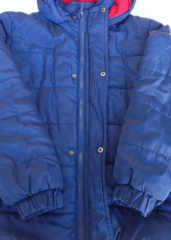 Erkek Çocuk Mavi fermuarlı Mont - Görsel 3