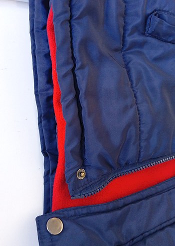 Erkek Çocuk Mavi fermuarlı Mont - Görsel 12