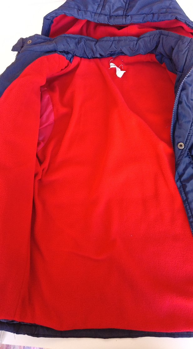 Erkek Çocuk Mavi fermuarlı Mont - Görsel 5