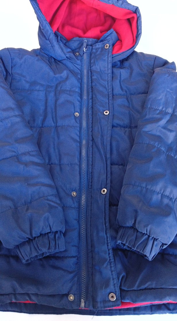 Erkek Çocuk Mavi fermuarlı Mont - Görsel 3