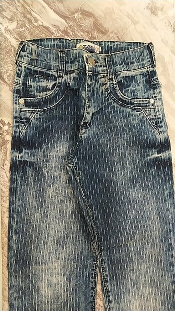 10 Yaş Beden Yumuşak kot pantolon 