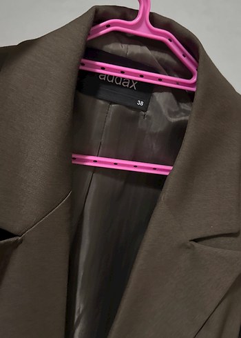 Kahverengi Kadın Ofis Blazeri - Görsel 3