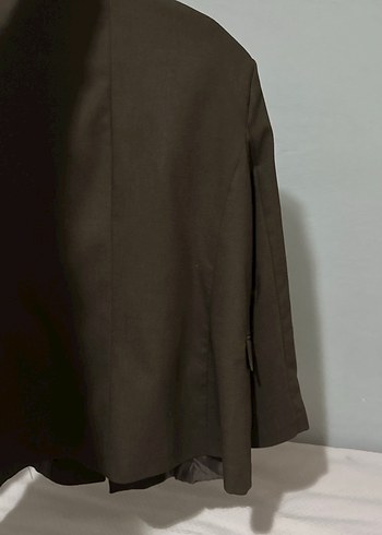 Kahverengi Kadın Ofis Blazeri - Görsel 2