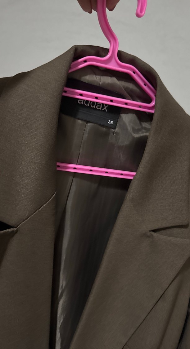 Kahverengi Kadın Ofis Blazeri - Görsel 3