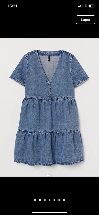 H&M H&M denim elbise