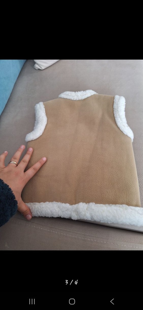 Kürklü Erkek Çocuk Yelek - Görsel 2