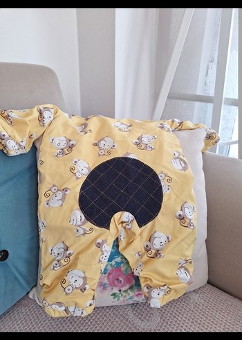 Sarı bebek tulum - Görsel 3