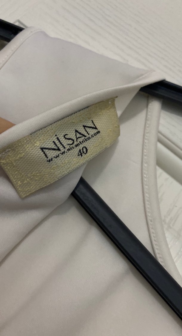 Dantel Detaylı Beyaz Mini elbise - Görsel 5