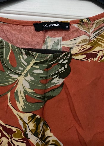 Kırmızı Bohem Desenli Uzun Kadın Tulum - Görsel 3