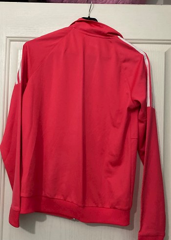 Pembe Fermuarlı Kadın Spor Ceket - Görsel 2