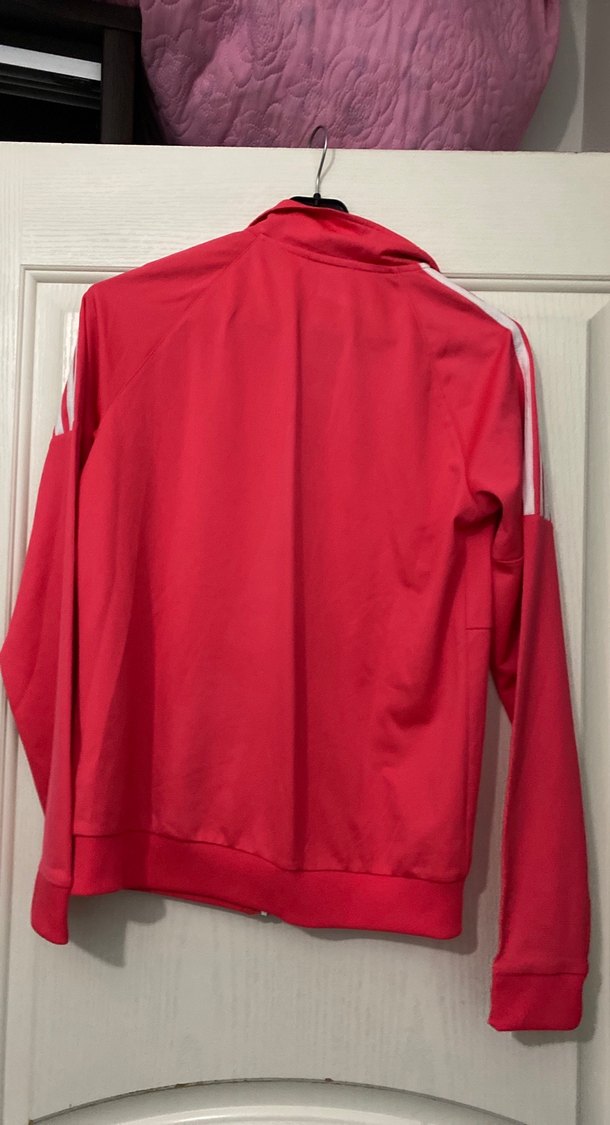 Pembe Fermuarlı Kadın Spor Ceket - Görsel 2