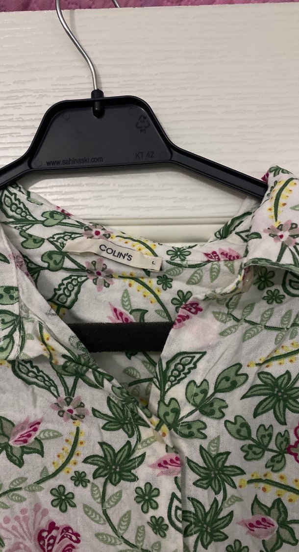 Çiçek Desenli Bohem Kız Bluzu - Görsel 2