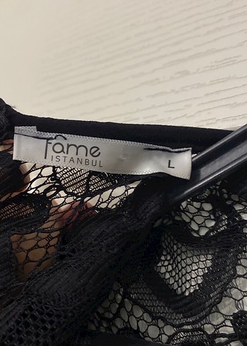 Dantel Detaylı Siyah Uzun Kollu Gotik Elbise - Görsel 6