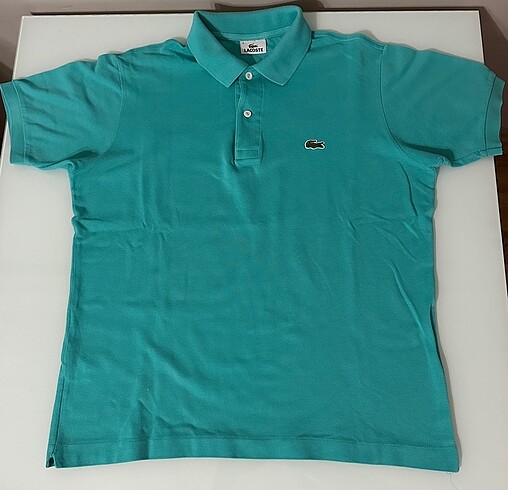 Lacoste Lacoste Turkuaz Polo Yaka 4 numara Tişört