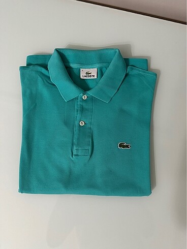 s/m Beden Lacoste Turkuaz Polo Yaka 4 numara Tişört