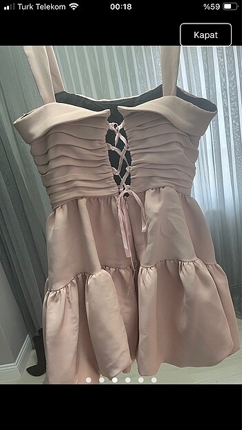 xs Beden Zara Balon Elbise