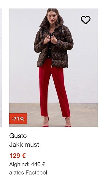 Gusto Gusto Orjinal Mont