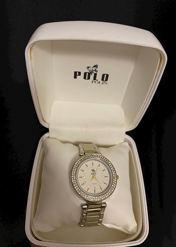 Parlak Altın Kadın Kol Saati - Polo Polin - Görsel 2