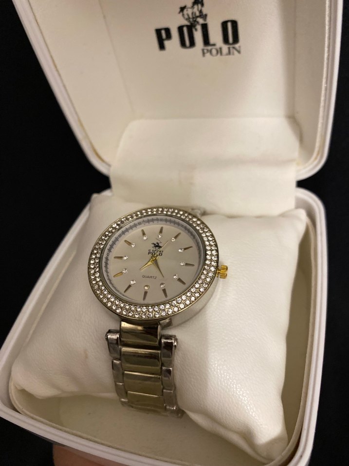 Parlak Altın Kadın Kol Saati - Polo Polin - Görsel 3