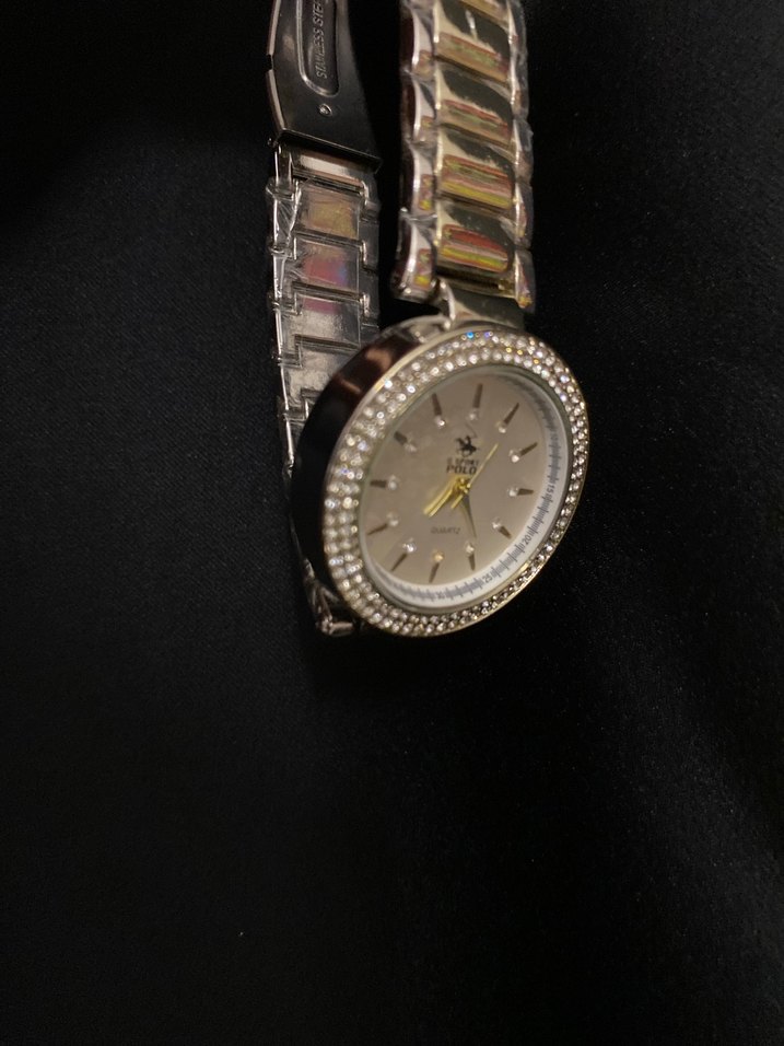 Parlak Altın Kadın Kol Saati - Polo Polin - Görsel 4
