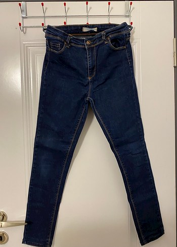 Koyu Mavi Kadın Denim Pantolon - Görsel 2