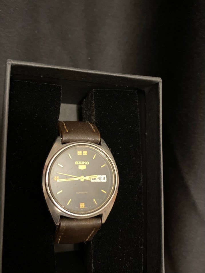 Klasik Seiko Erkek Saati Kahverengi - Görsel 2