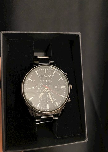 Polo metal kordonlu Erkek Kol Saati - Görsel 3