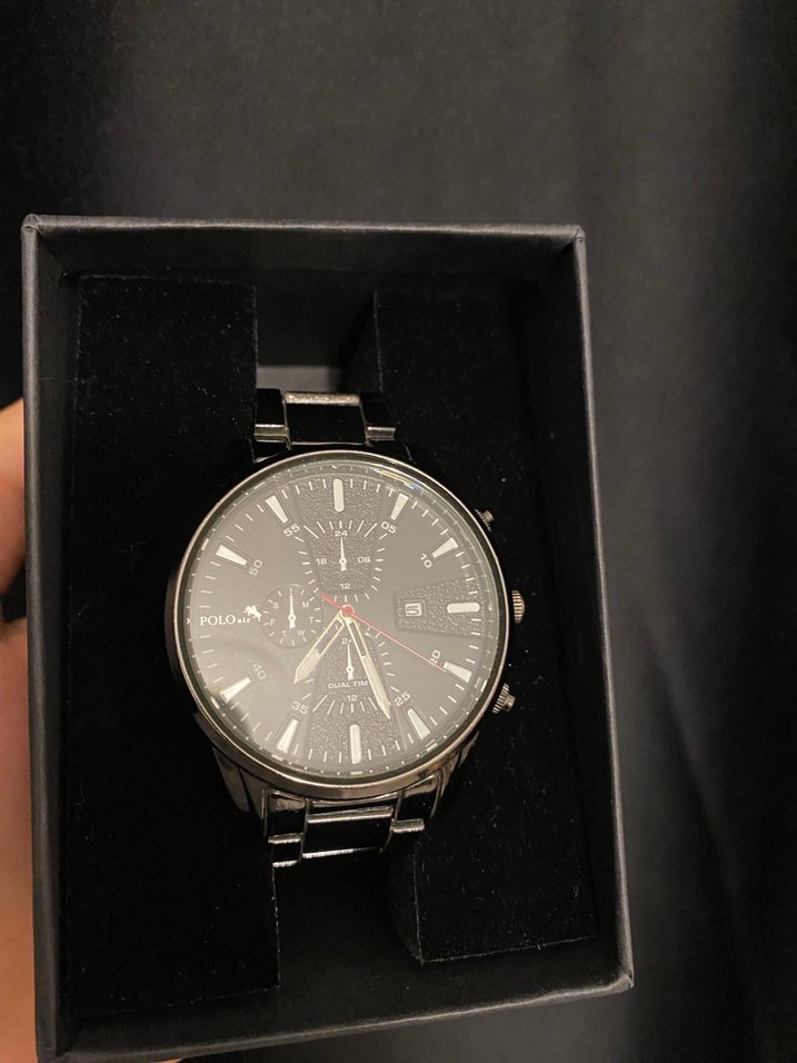 Polo metal kordonlu Erkek Kol Saati - Görsel 3