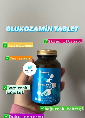 universal Beden beyaz Renk Homm bitkisel glukozamin